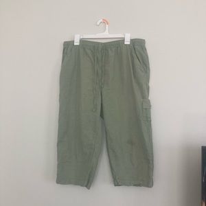 Sage green cargos